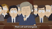 speaker courtroom GIF by South Park 
