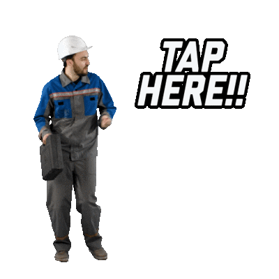 Tap Here Sticker by Primal Film