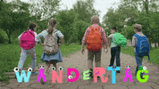 jugendleiter hiking hike jugendarbeit zeltlager GIF
