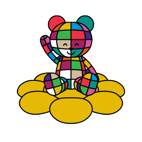 Bear Wonder Sticker by Art-Zoo
