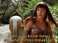 Hungry Xena Warrior Princess GIF