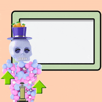 imaginaryones nft skeleton stonks io GIF