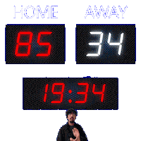 34 Away Sticker