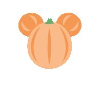 Halloween Orange Sticker