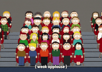 crowd applause GIF by South Park 