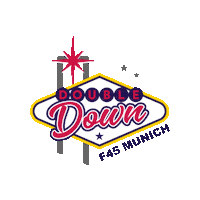 Double Down Munich Sticker by F45 MUC