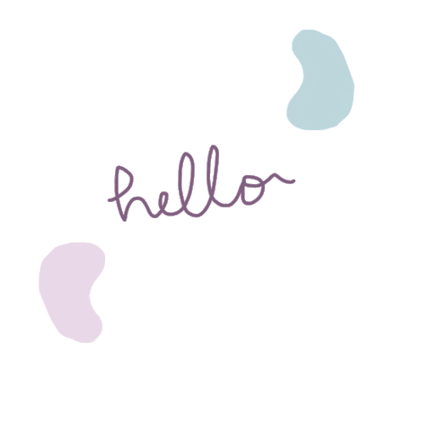 gitarin hello hi blue purple Sticker