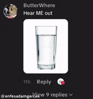 Smash Glass Of Water GIF