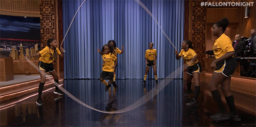 fallontonight giphyupload fallon tonight jump rope double dutch GIF