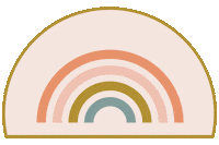 rainbow i am lovely Sticker by Lovely Bride