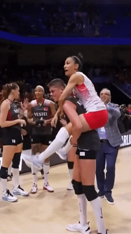 Happy Dance GIF by Volleyball World