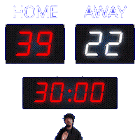 22 Away Sticker