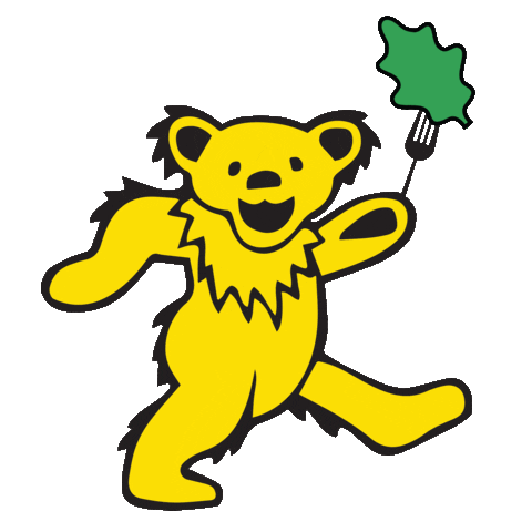 gothamgreens giphyupload bear walking salad Sticker