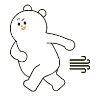 Run Snowman Sticker by Laneige Korea