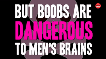 Boobs dangerous to men's brains