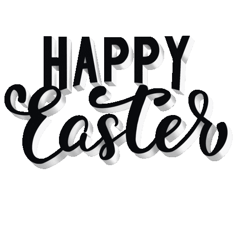 Happy Easter Frohe Ostern Sticker