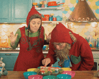santa claus office wow GIF by The Elves!