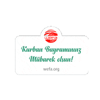 uowefa Eid Mubarak bayram kurban Sticker