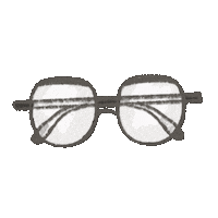 School Glasses Sticker