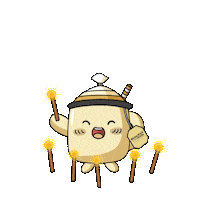 bungkuskawkaw fireworks boom boom balik kampung bkk Sticker