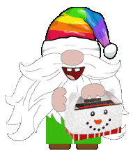 Christmas Gnome Sticker