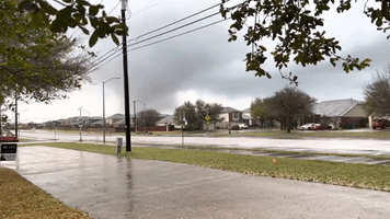 Large Rotating Cloud Spotted North of Austin Amid Tornado Warnings