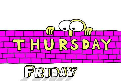 Days Of The Week Thursday Sticker by Originals