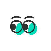 Loop Eyes Sticker by TheSkillsNetwork