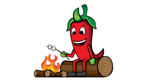 Campfire Chili Sticker by chilimotion