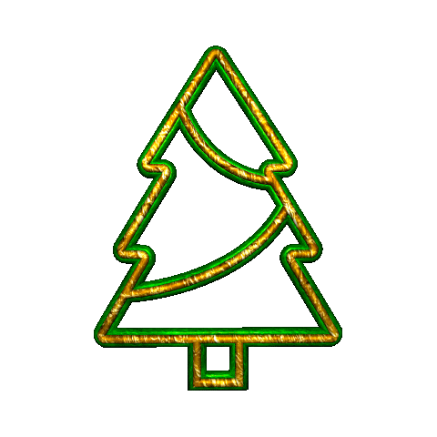 Christmas Tree Sticker by Omer Studios