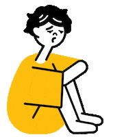 Sad Work Sticker by YAICHI