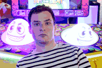 dude york arcade GIF by Hardly Art