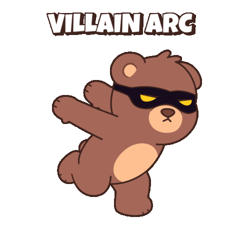 Teddy Bear Running Sticker by BEARISH