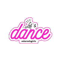 darochdance dancing pink stars power Sticker