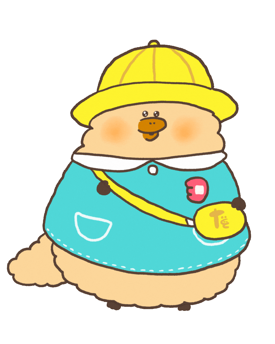 Beige Sticker