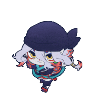 Kusuriuri Twinengine Sticker by Mononoke_The_Movie