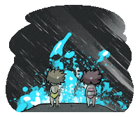 Summer Rain Sticker by Jin