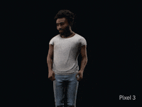 Scared Pixel GIF by Google