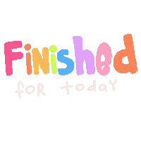 Finish Afterwork Sticker by Demic
