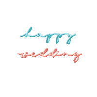 Happy Wedding Sticker