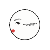 alealarconbeauty love heart beauty makeup Sticker