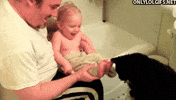 baby laughing GIF
