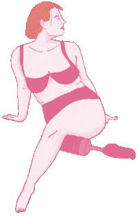 Girl Illustration Sticker