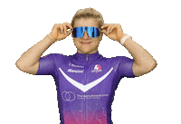 Glasses Cycling Sticker by Loughborough Sport