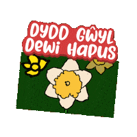 St Davids Day Dydd Gwyl Dewi Sticker