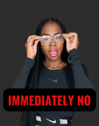 No Way What GIF by Jaleesa Jaikaran Beauty