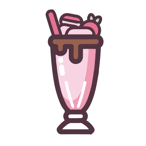Chocolate Milkshake Sticker
