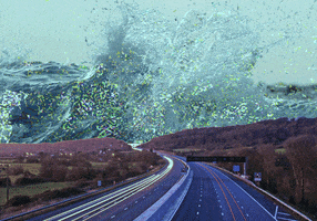 glitch water GIF by The NGB