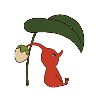 rochalil animation animated pikmin red pikmin Sticker