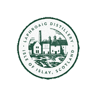 LaphroaigWhisky bottle dram fol islay Sticker